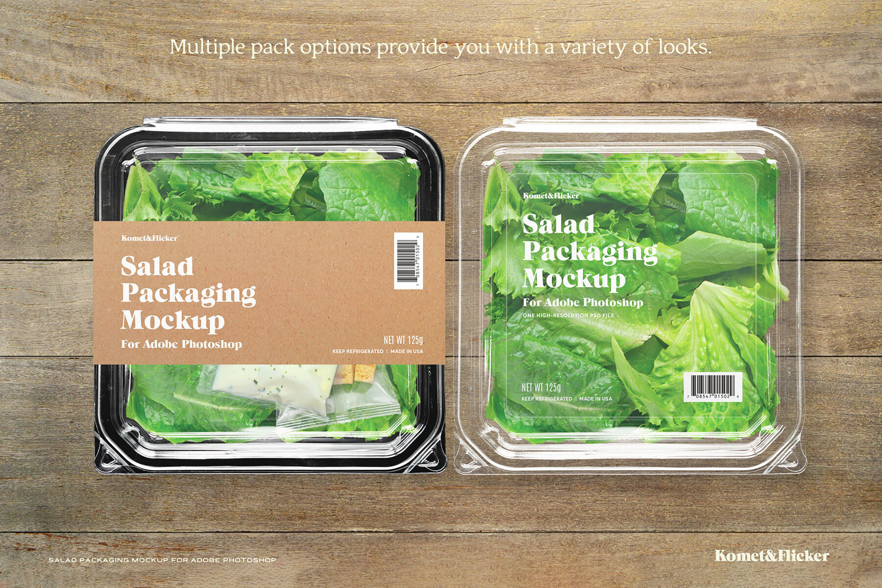 Salad Packaging Mockup for Photoshop 2