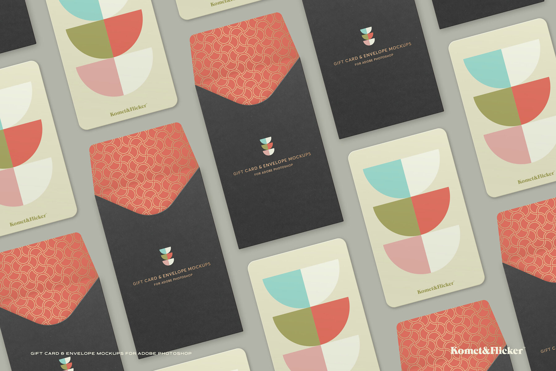 Gift Card   Envelope Mockups for Photoshop 9