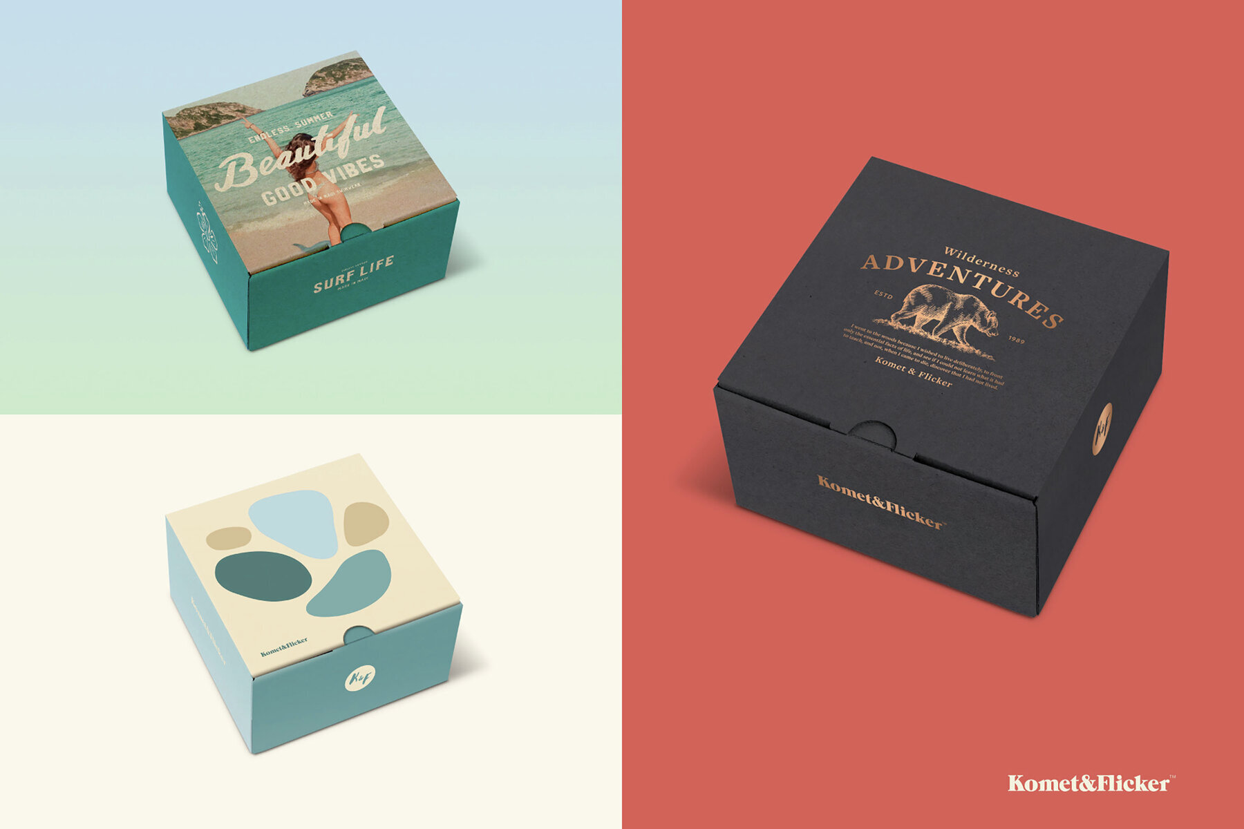 Paper Box Packaging Mockups for Photoshop 3