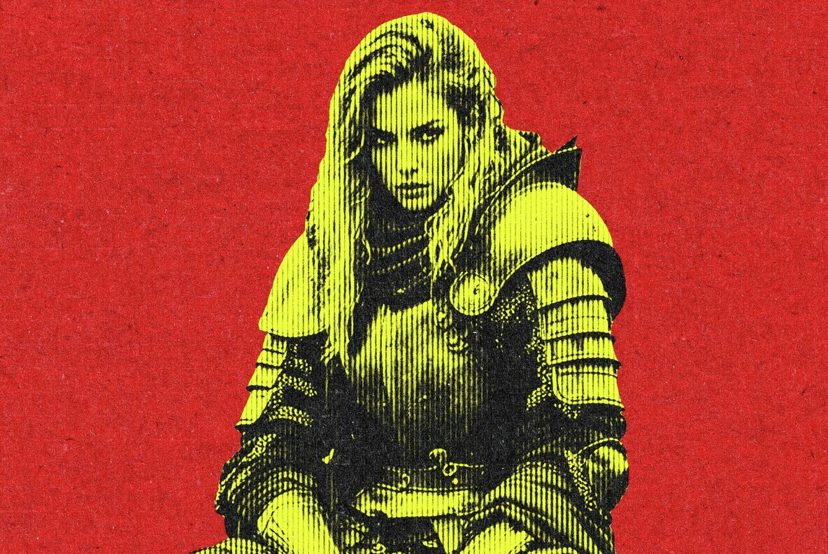 Grainy Halftone Effect 5