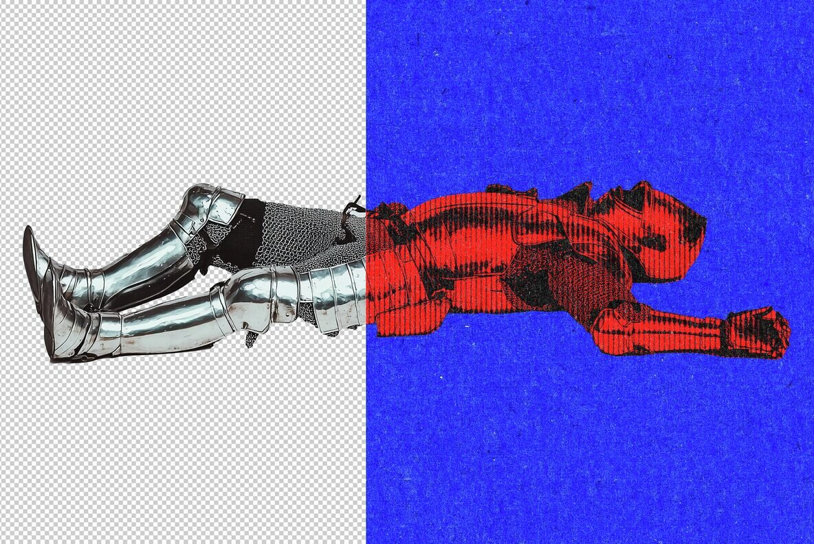 Grainy Halftone Effect 6