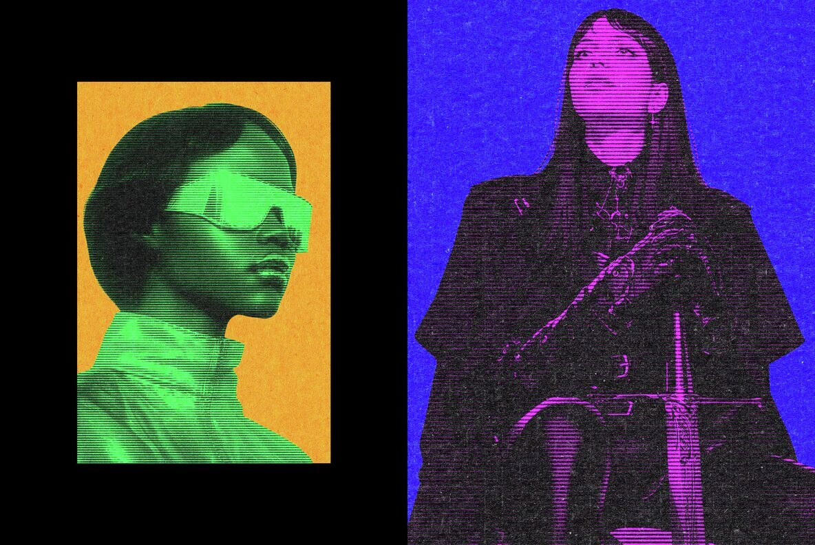 Grainy Halftone Effect 7