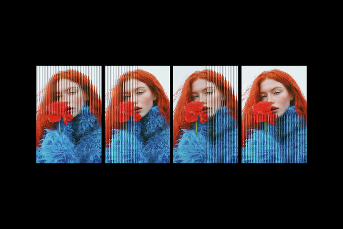 Refracted Glass Photo Effect 6