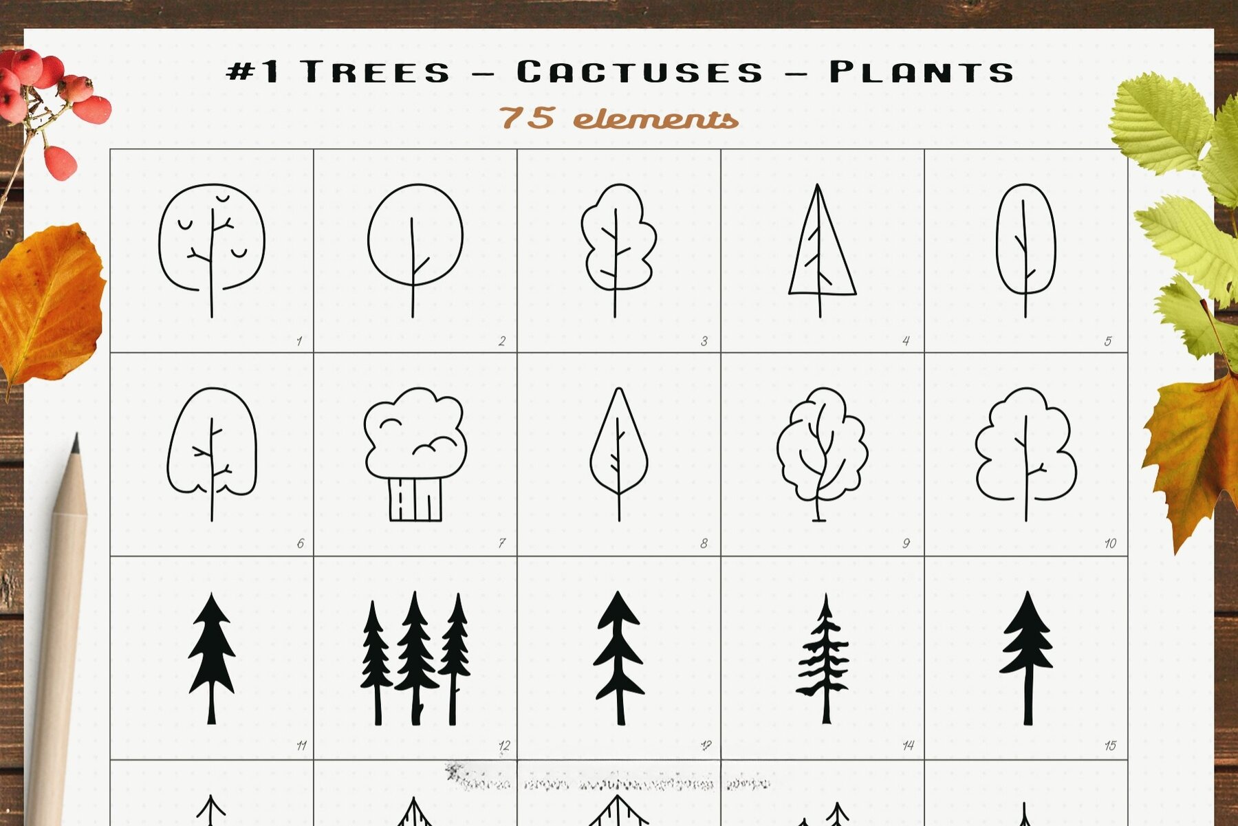 Simple Camp Scenes Logo Creation Kit 6