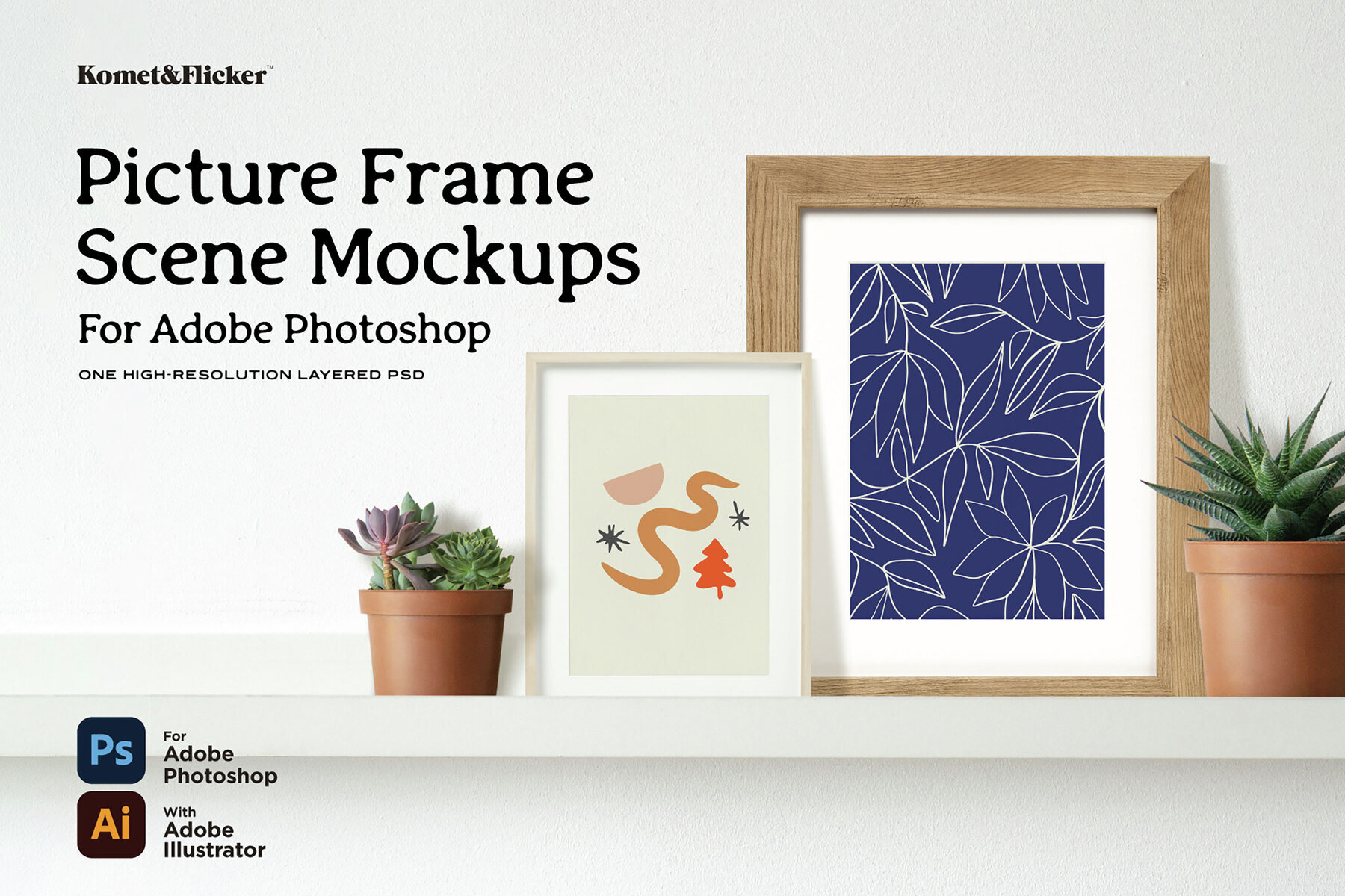 Picture Frame Scene Maker Mockup for Photoshop 1