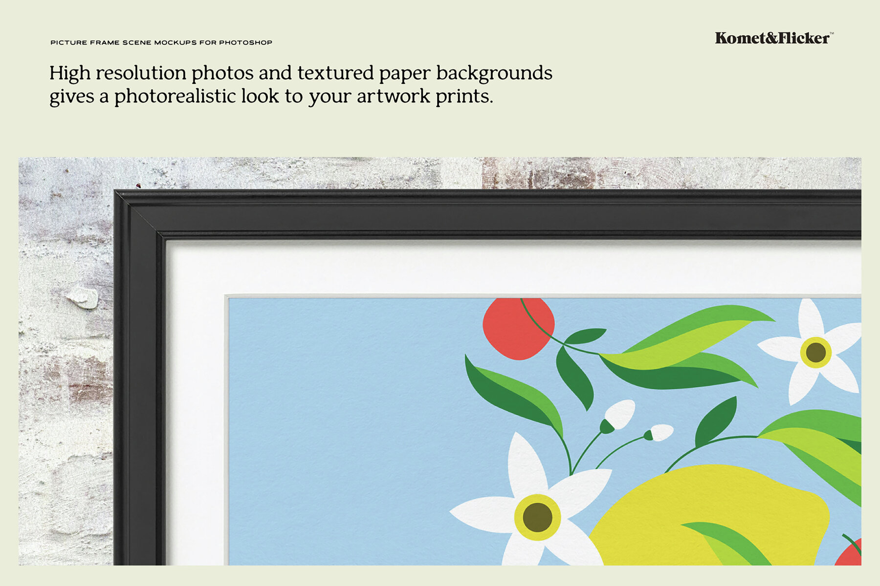Picture Frame Scene Maker Mockup for Photoshop 5