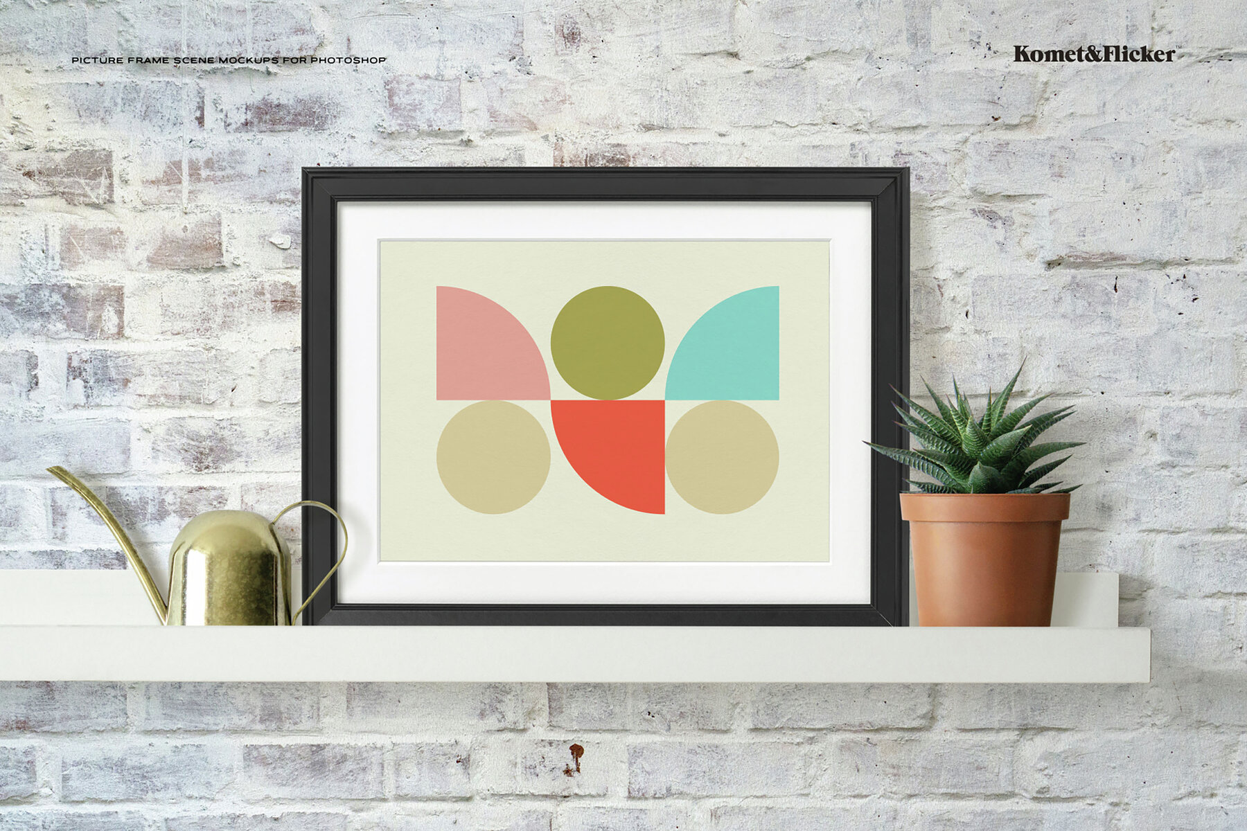 Picture Frame Scene Maker Mockup for Photoshop 6