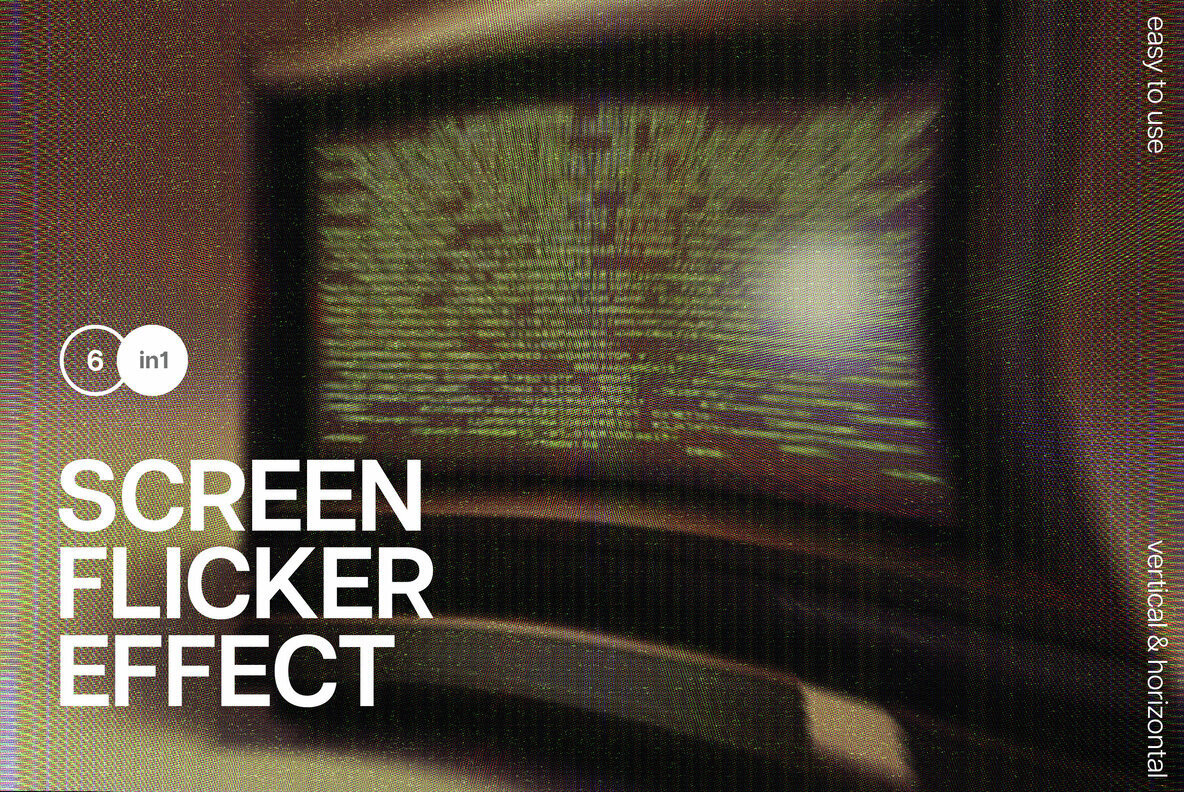 CCTV Screen Flicker Effect 1