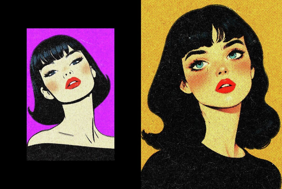 Retro Printer Design Effect 6