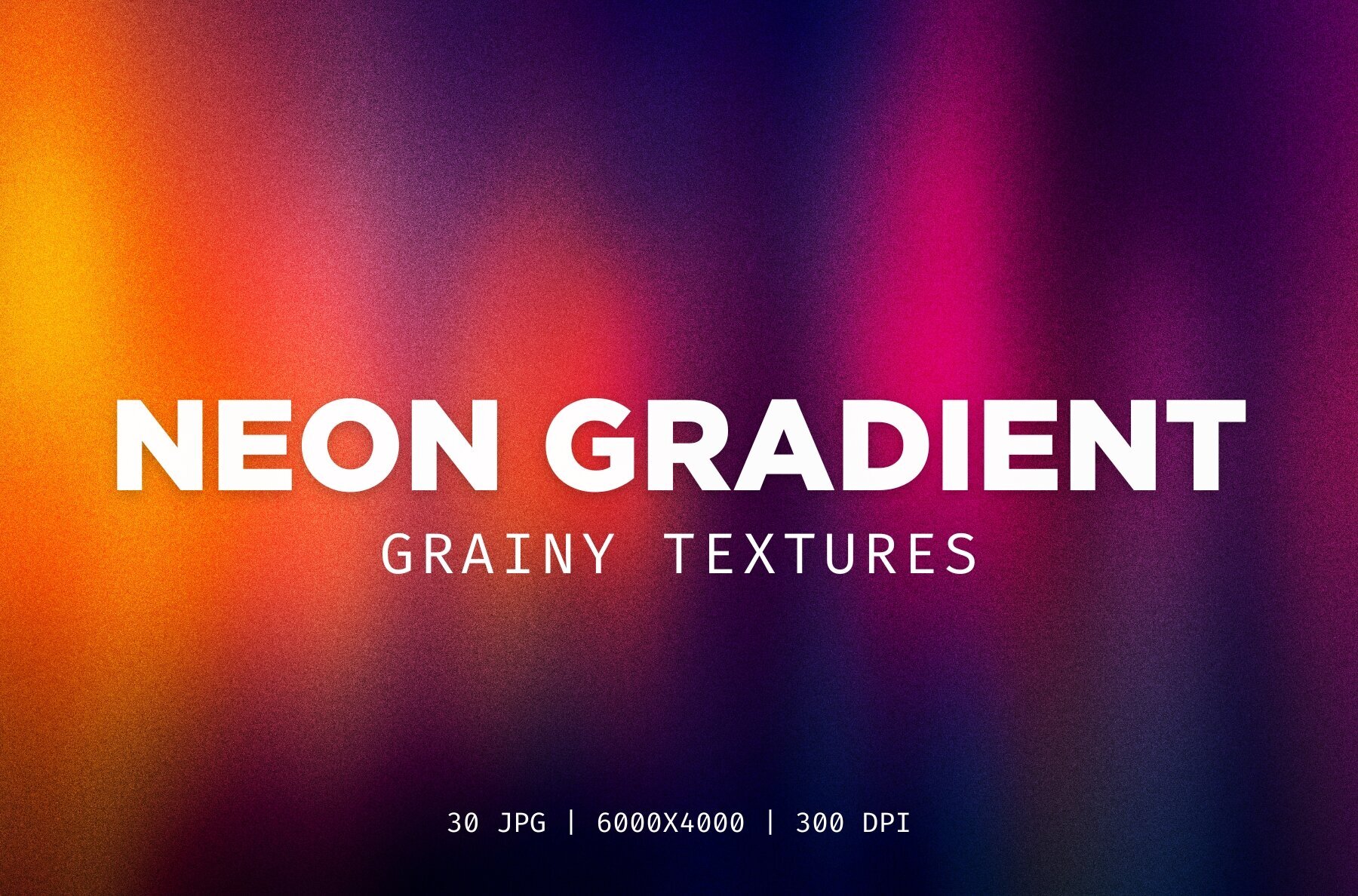 30 Neon Grainy Gradient Backgrounds 1