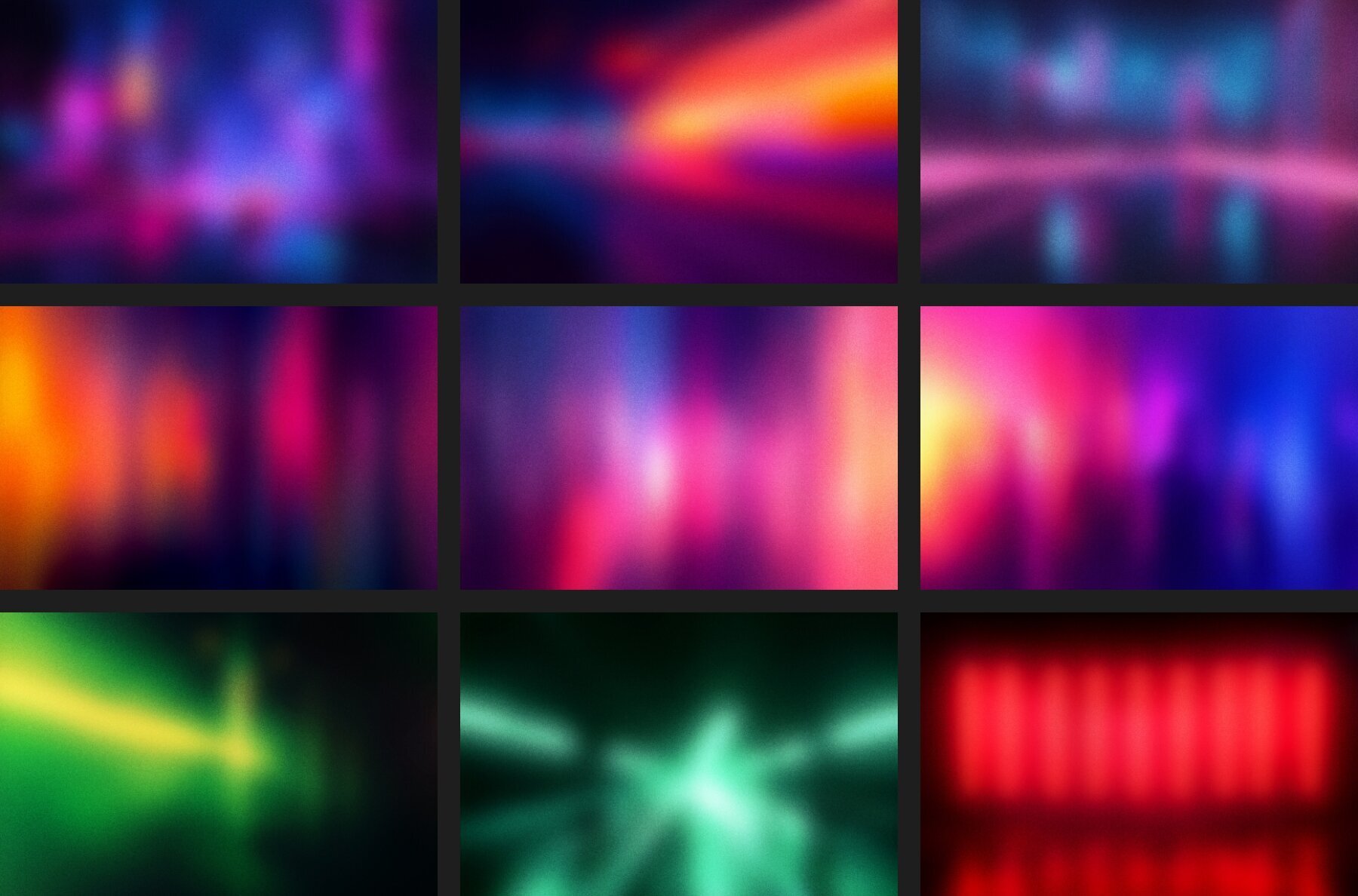 30 Neon Grainy Gradient Backgrounds 2
