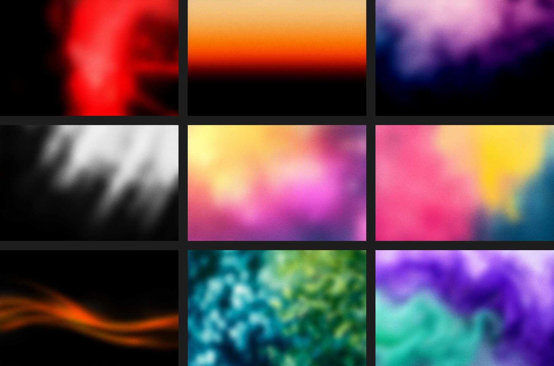 30 Neon Grainy Gradient Backgrounds 4