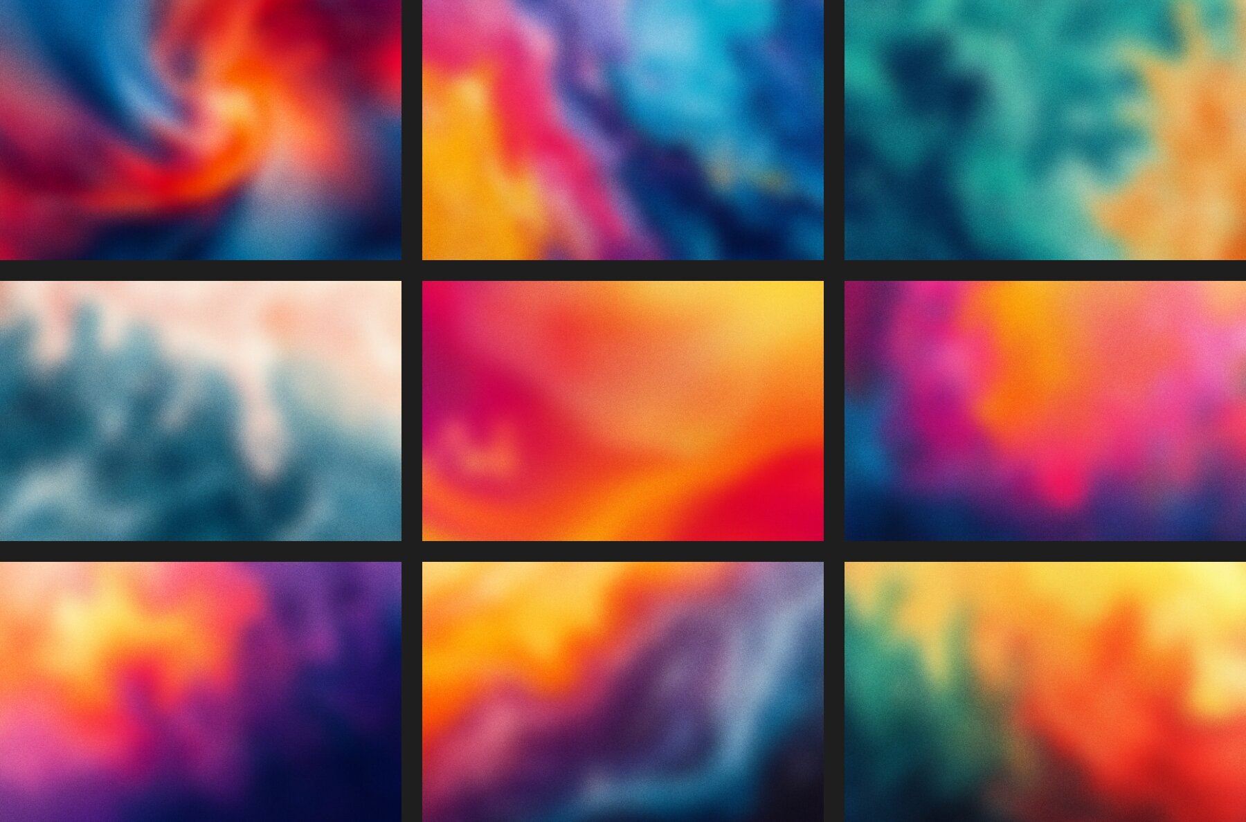 30 Neon Grainy Gradient Backgrounds 6