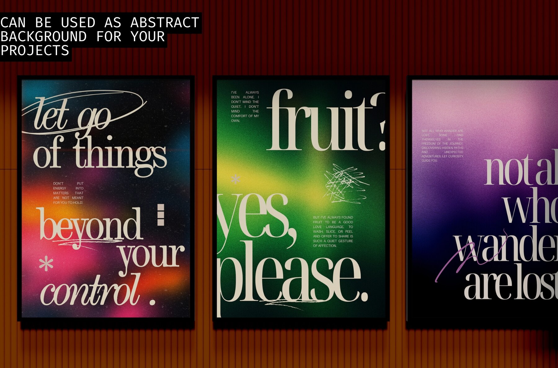 30 Neon Grainy Gradient Backgrounds 7