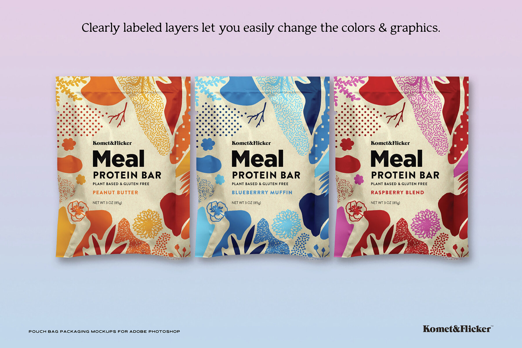 Pouch Bag Packaging Mockups for Photoshop 8