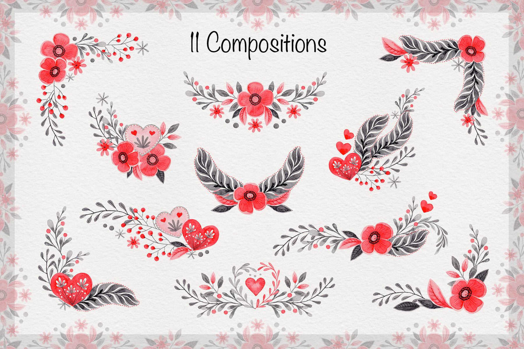 Love Dove Watercolor Wedding Collection 4