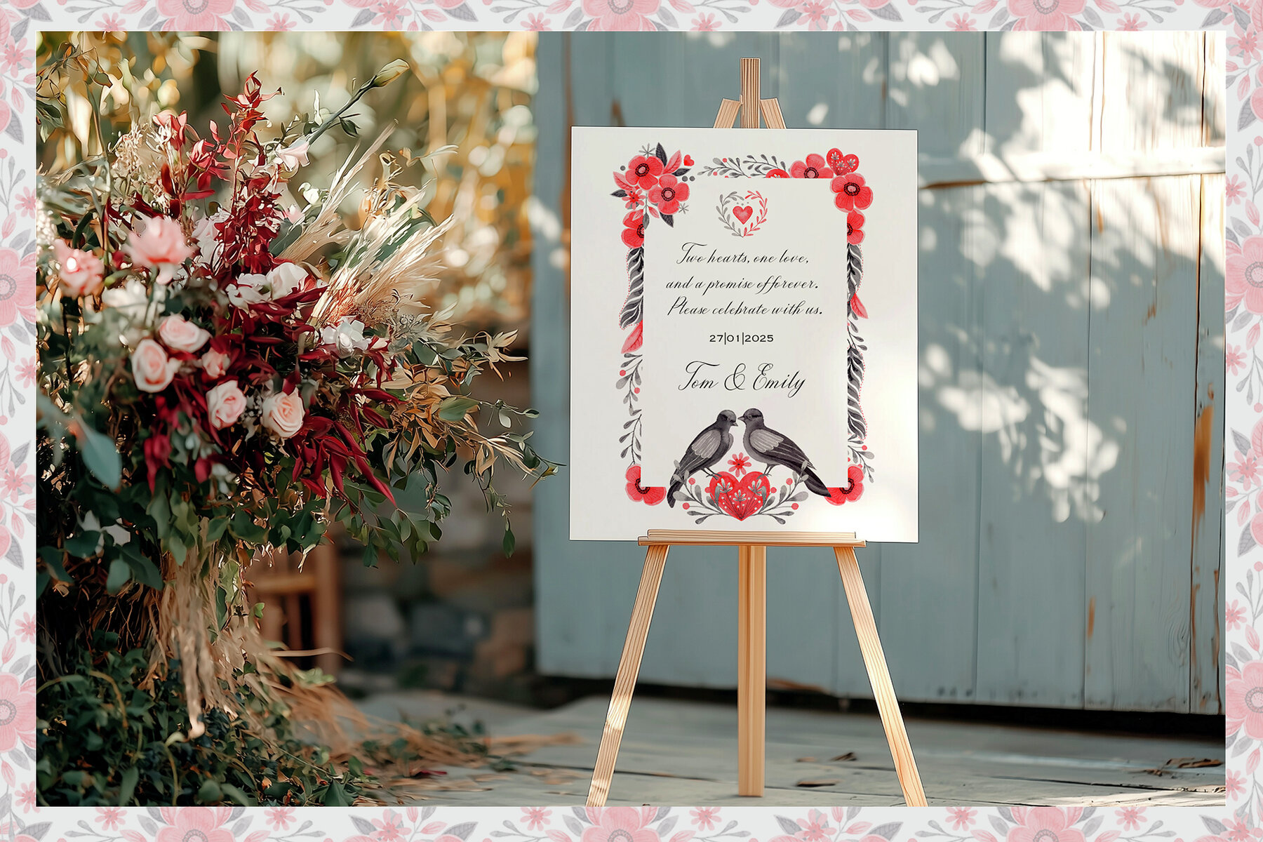 Love Dove Watercolor Wedding Collection 9