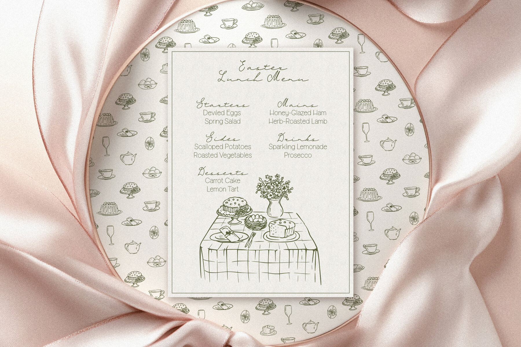 Hello Easter   Hand Drawn Line Art Easter Collection 10