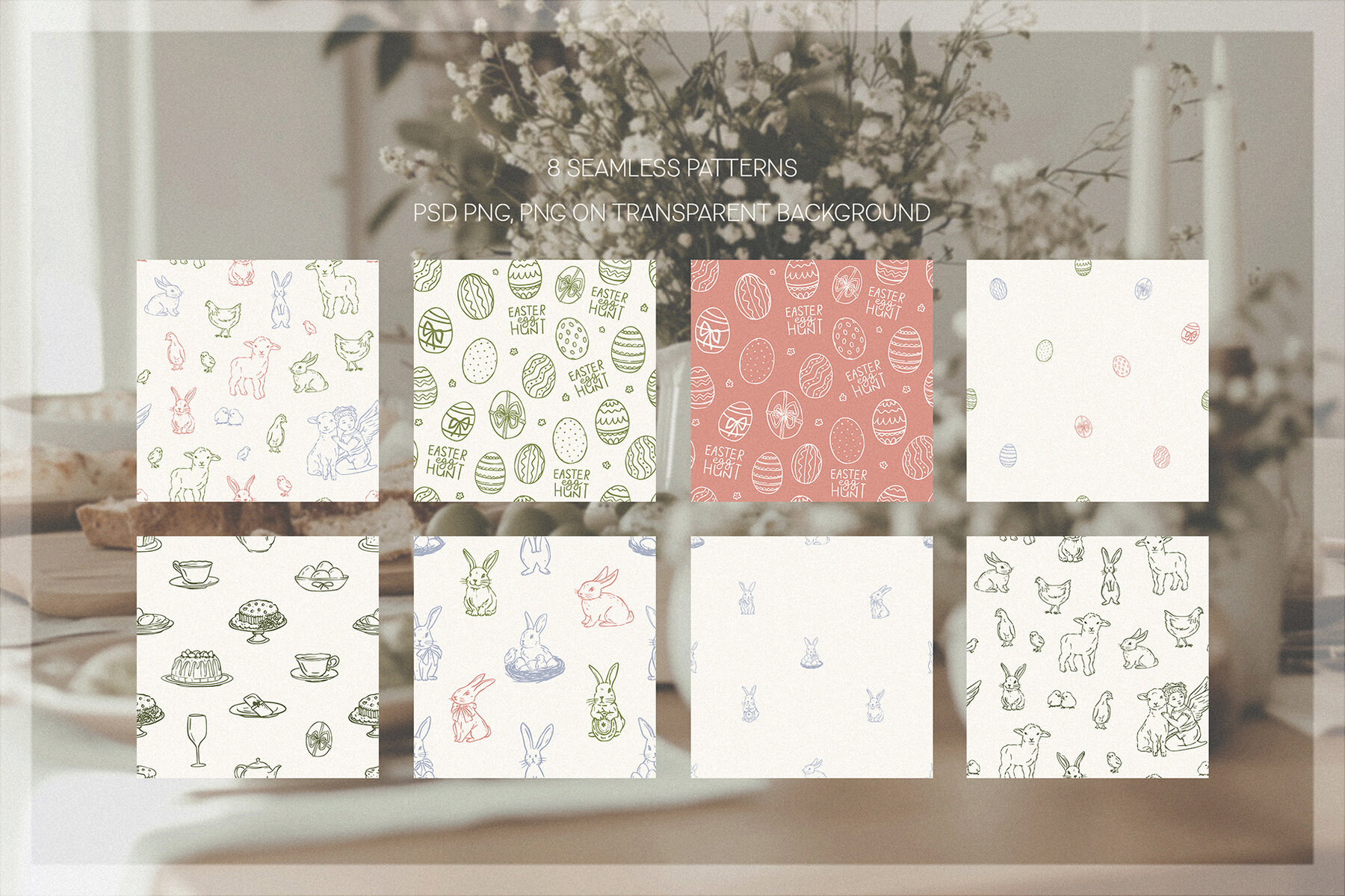 Hello Easter   Hand Drawn Line Art Easter Collection 11