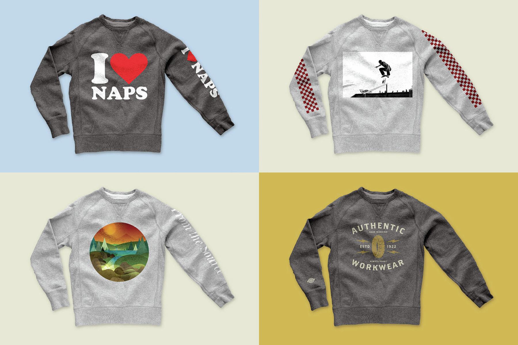 Athletic Sweatshirt Mockups for Photoshop 5