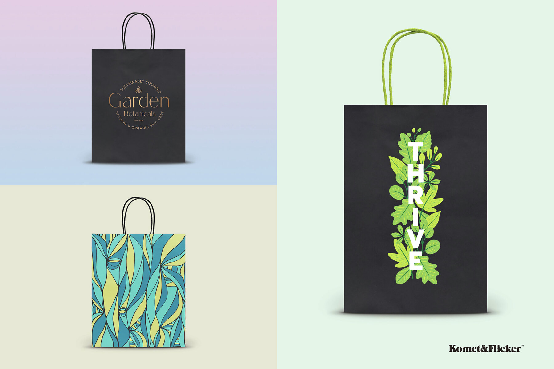 Black Shopping Bag Mockup for Photoshop 5