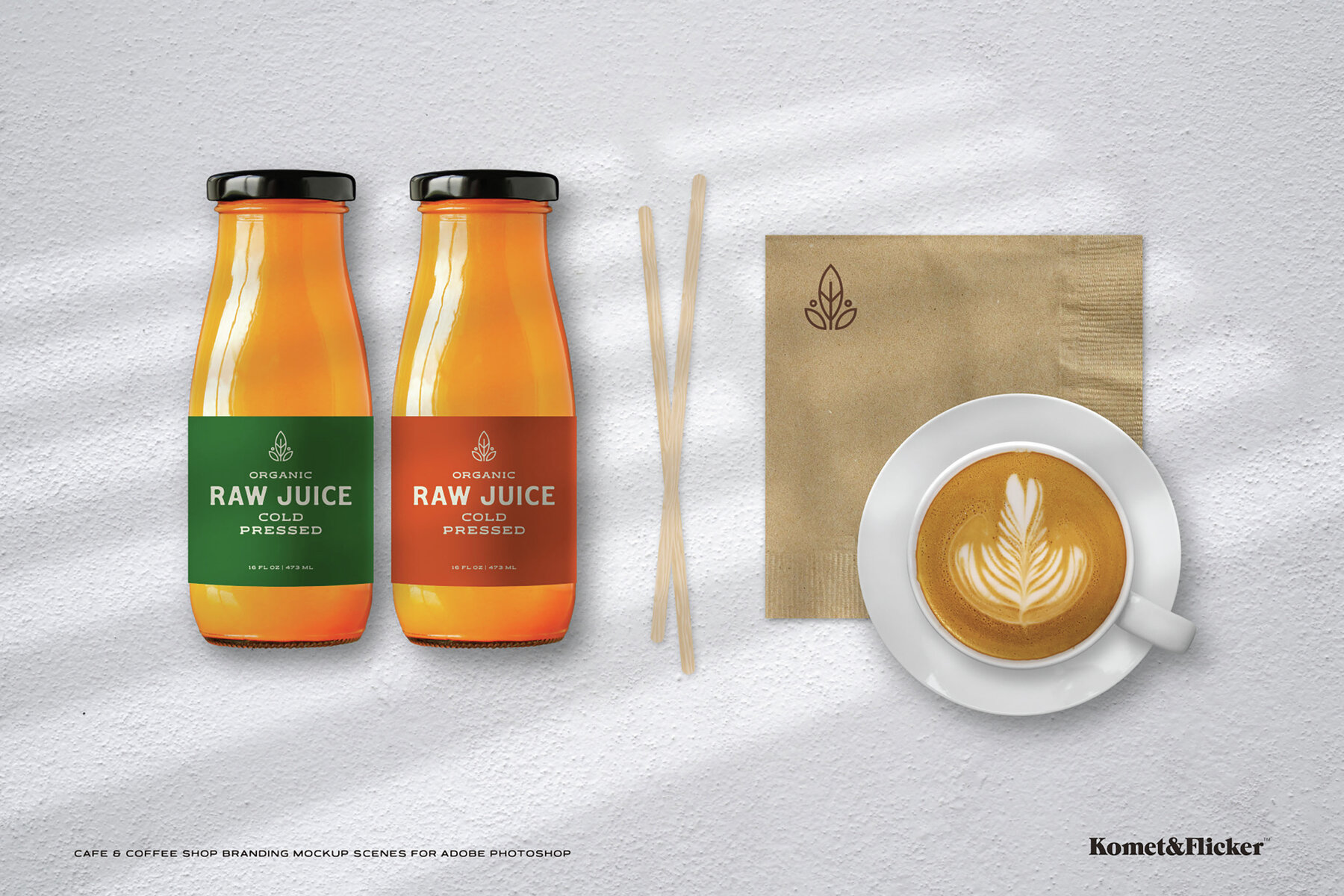 Cafe and Coffee Shop Mockup Scenes for Adobe Photoshop 6