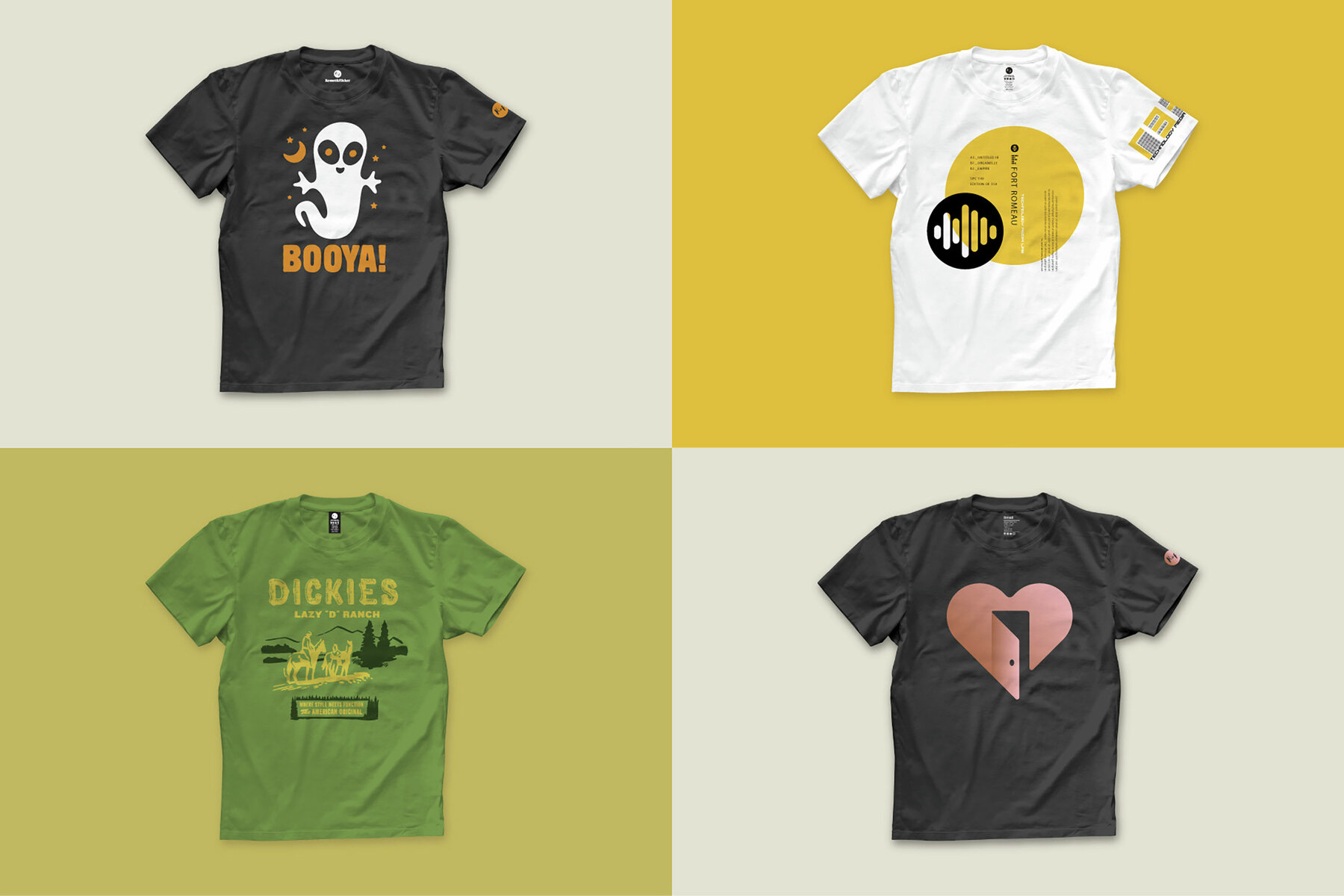 Crewneck T shirt Mockups for Illustrator 7