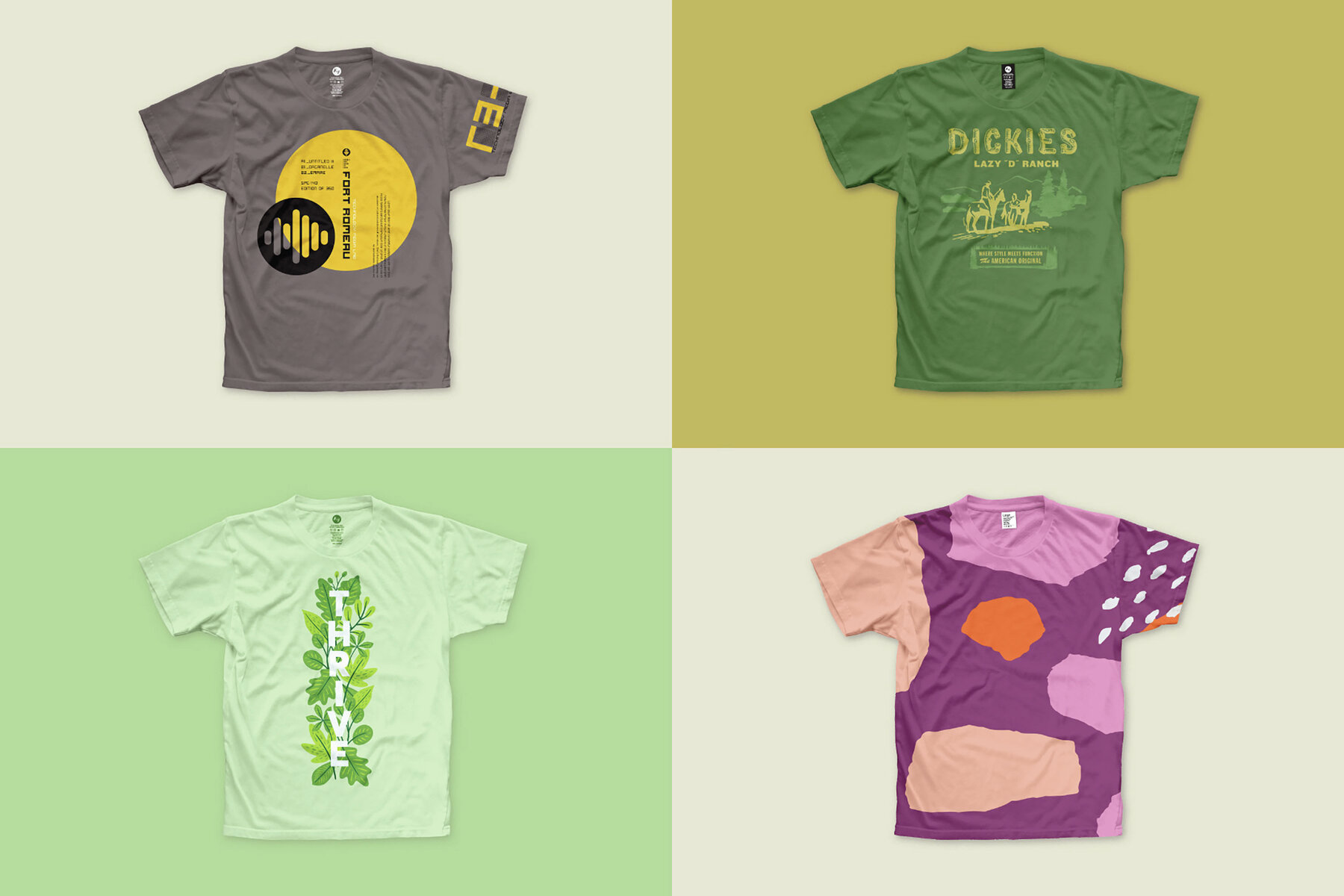 Crewneck T shirt Mockups for Photoshop 10