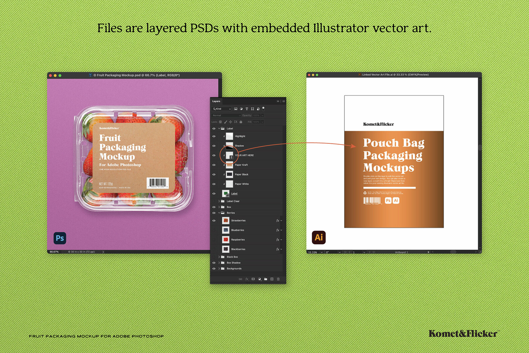 Fruit Packaging Mockup for Photoshop 4