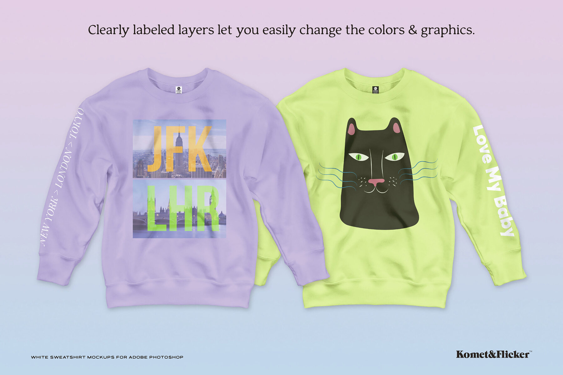 White Sweatshirt Mockups for Photoshop 2