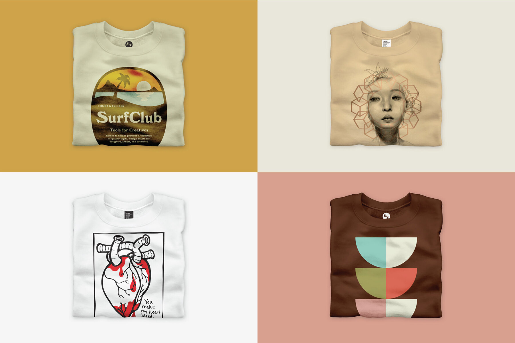 White Sweatshirt Mockups for Photoshop 3