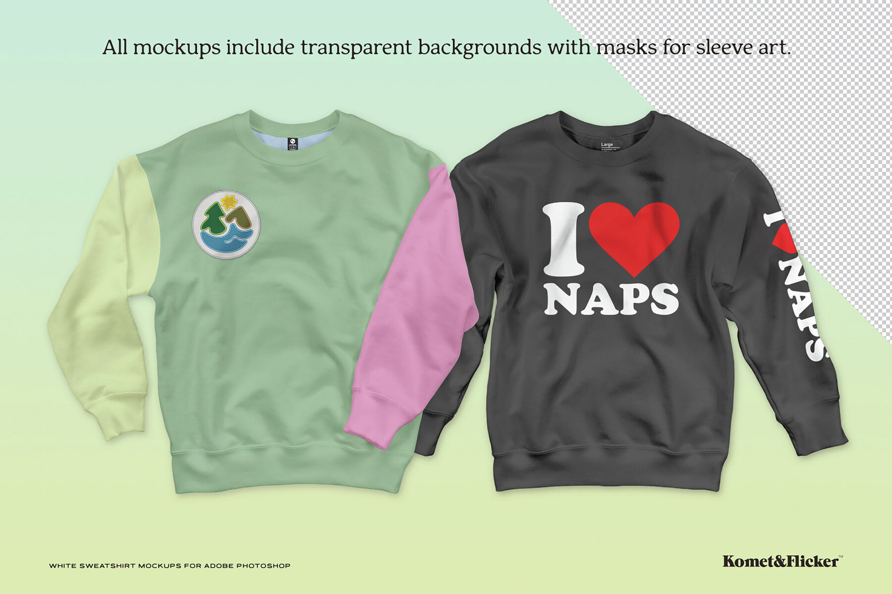 White Sweatshirt Mockups for Photoshop 4