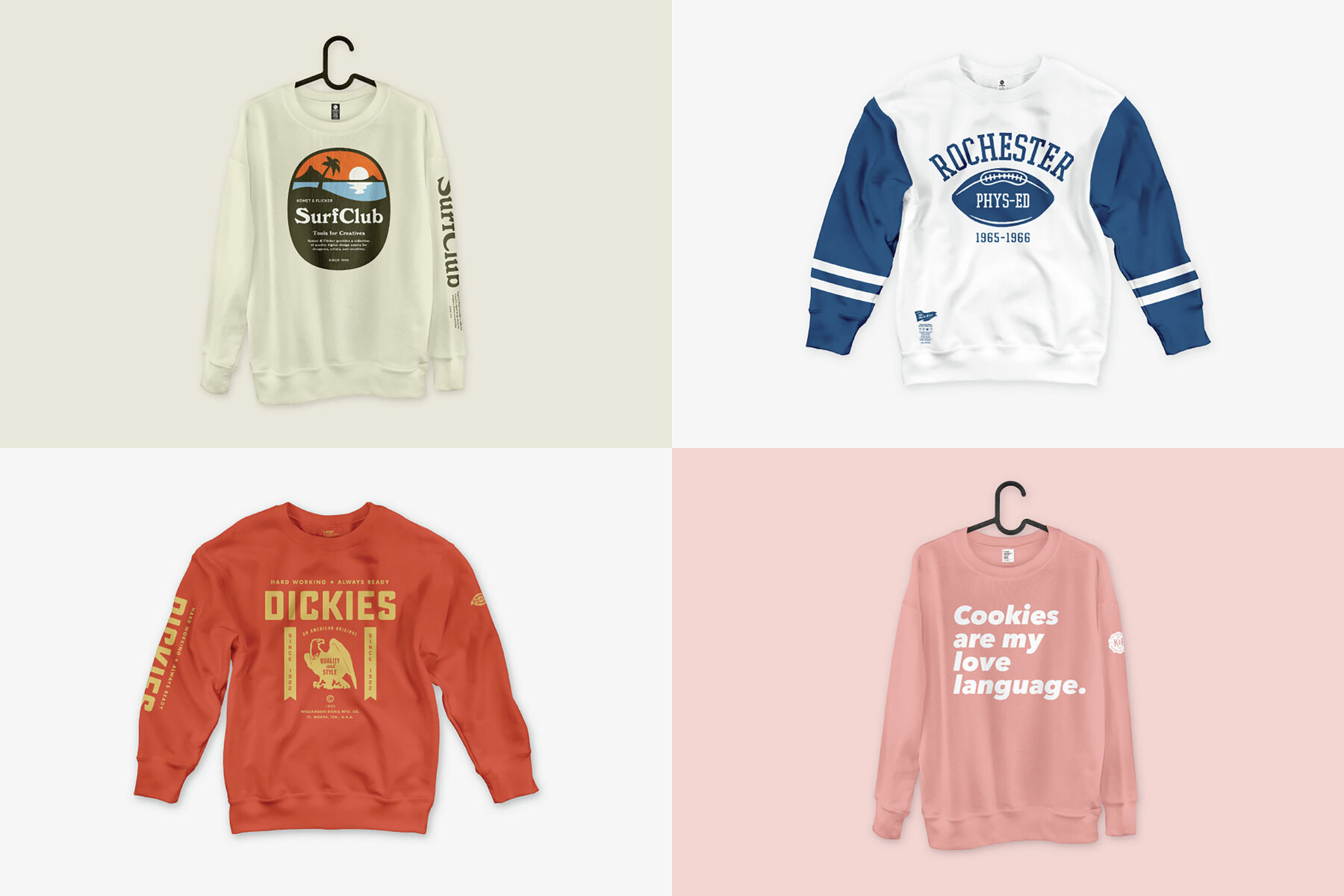 White Sweatshirt Mockups for Photoshop 5