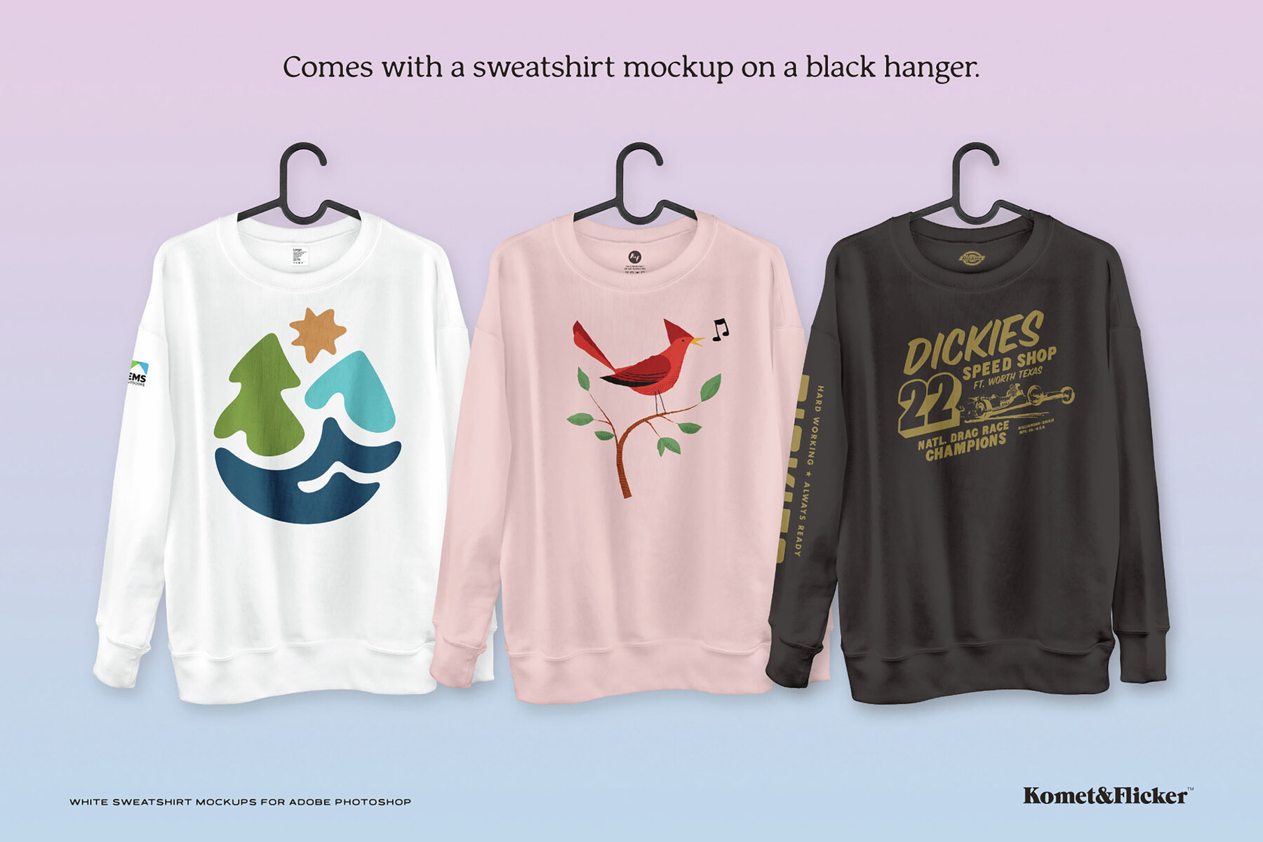 White Sweatshirt Mockups for Photoshop 8