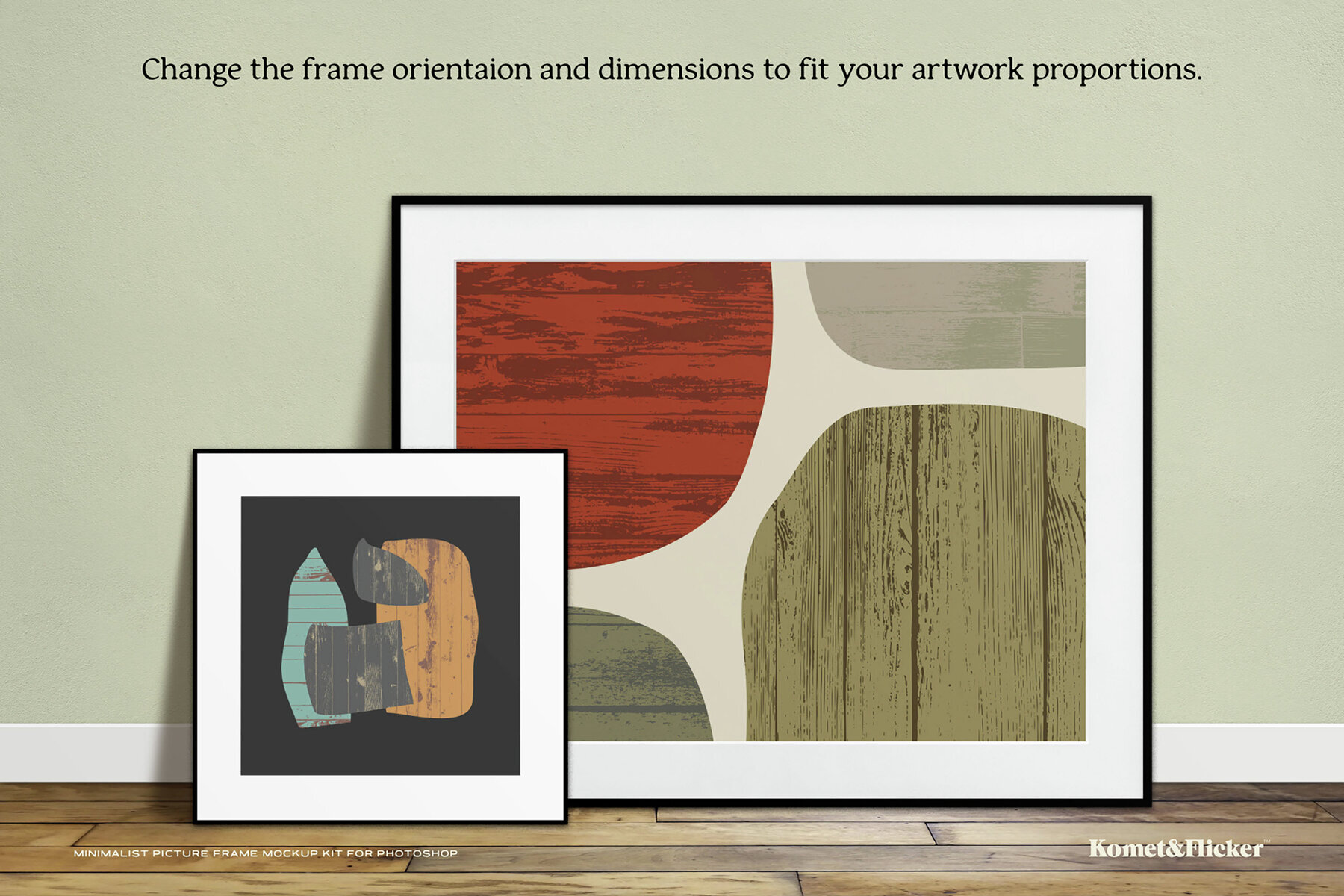 Minimalist Picture Frame Mockup Kit for Photoshop 3