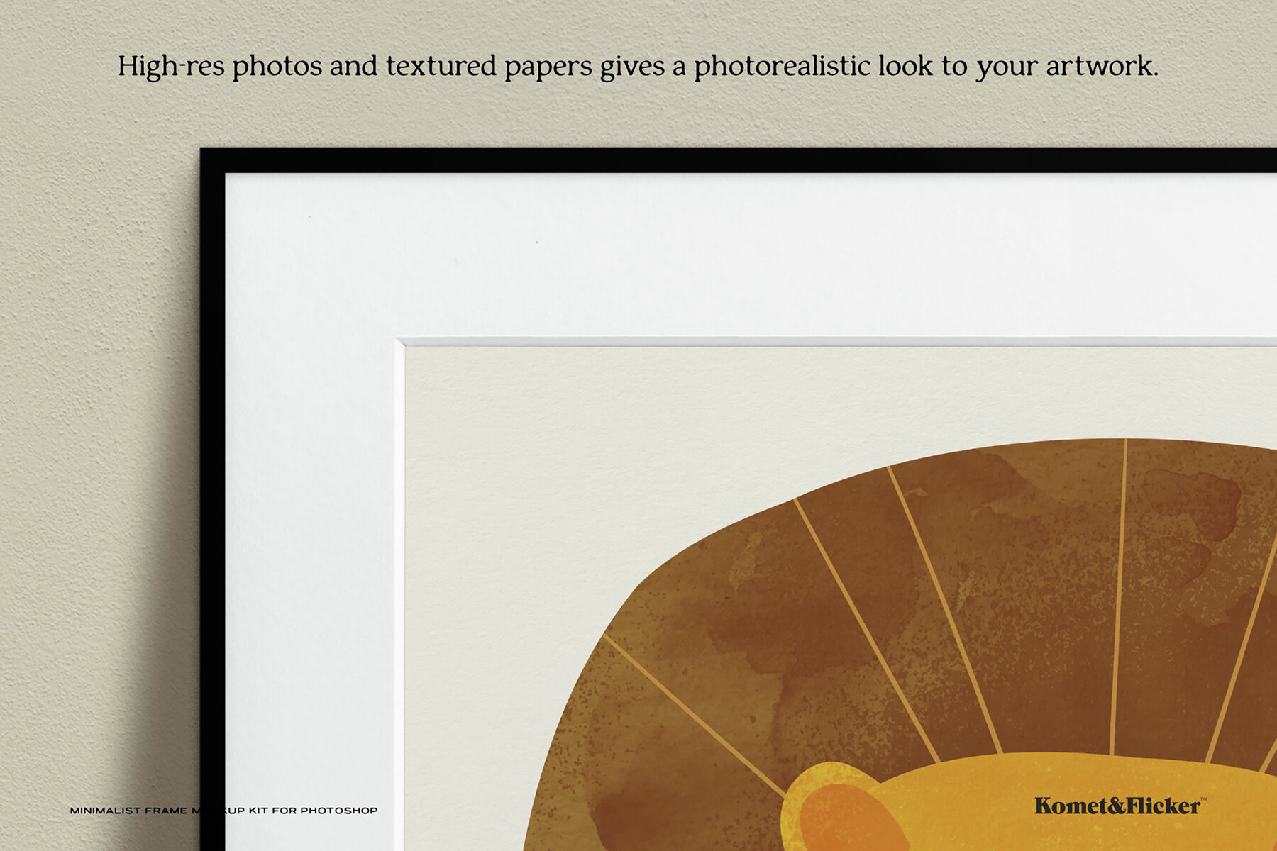 Minimalist Picture Frame Mockup Kit for Photoshop 5