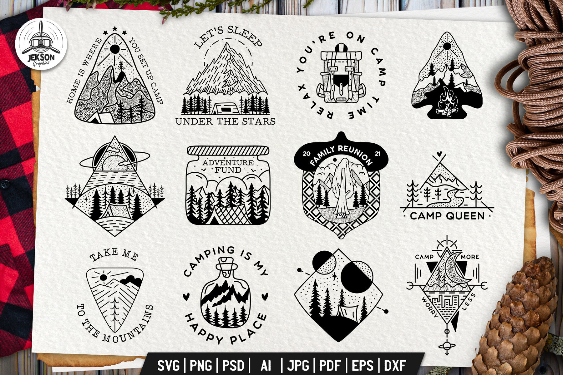 24 Sacred Geometry Hand Drawn Bundle 3