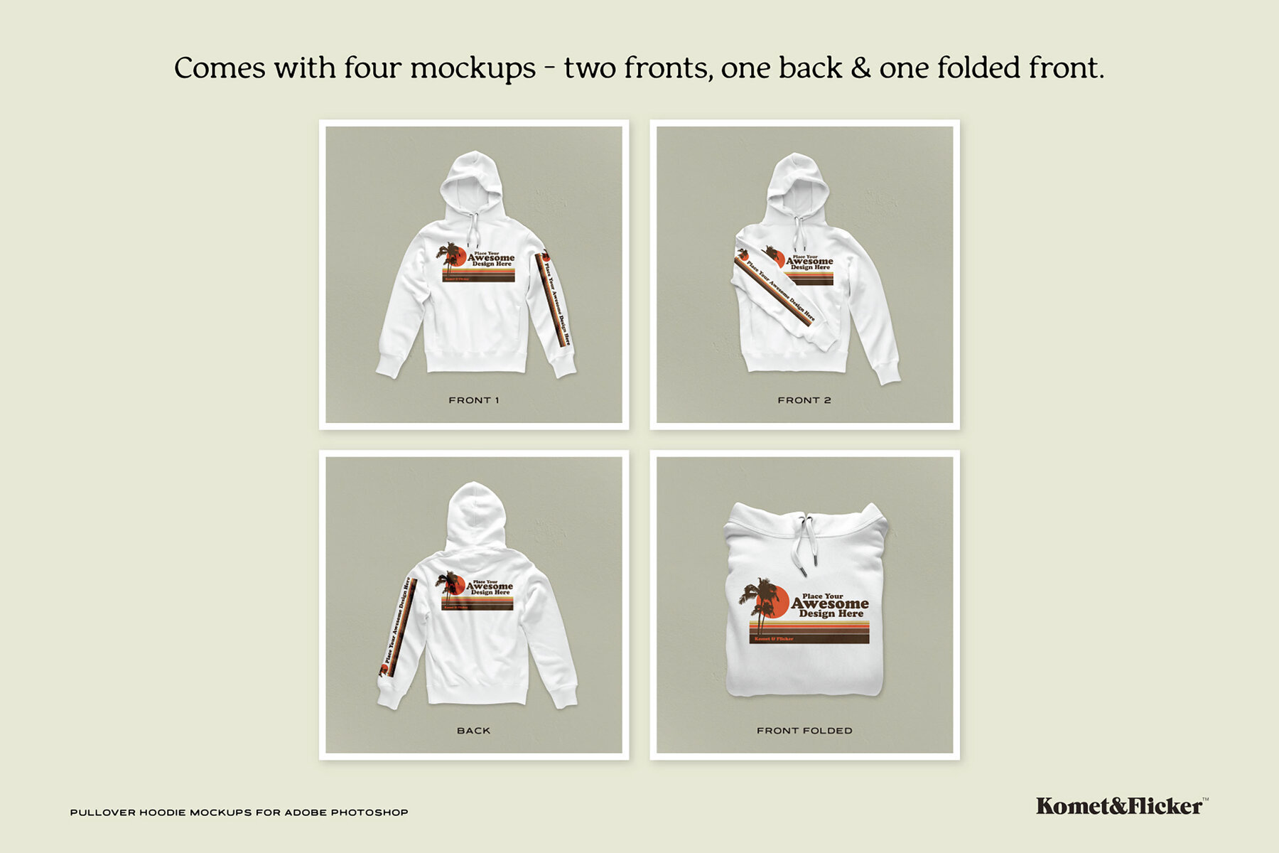 Pullover Hoodie Mockups for Photoshop 3