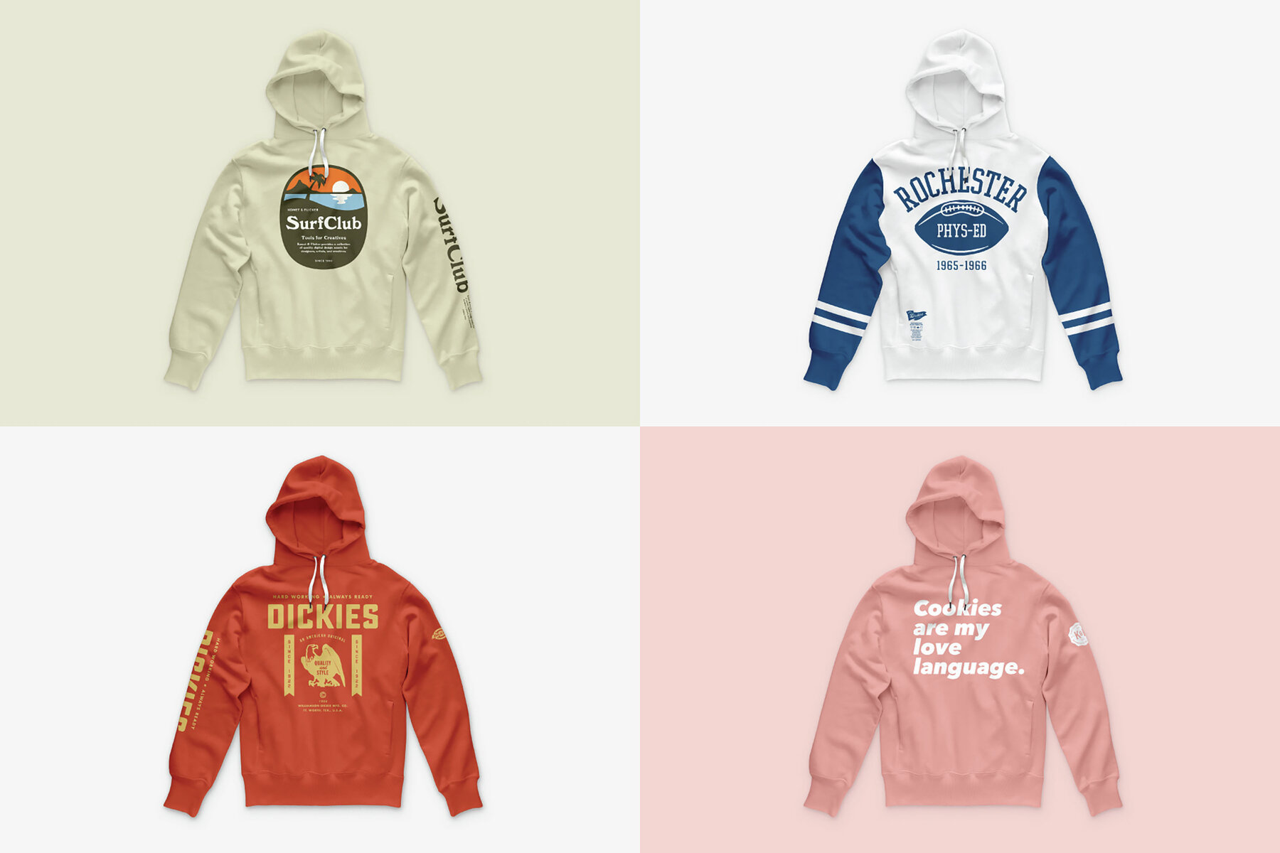 Pullover Hoodie Mockups for Photoshop 6