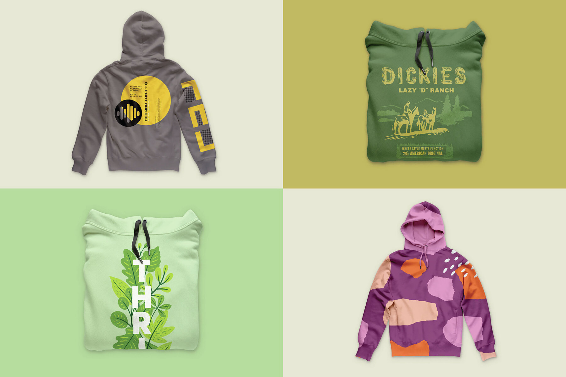 Pullover Hoodie Mockups for Photoshop 10