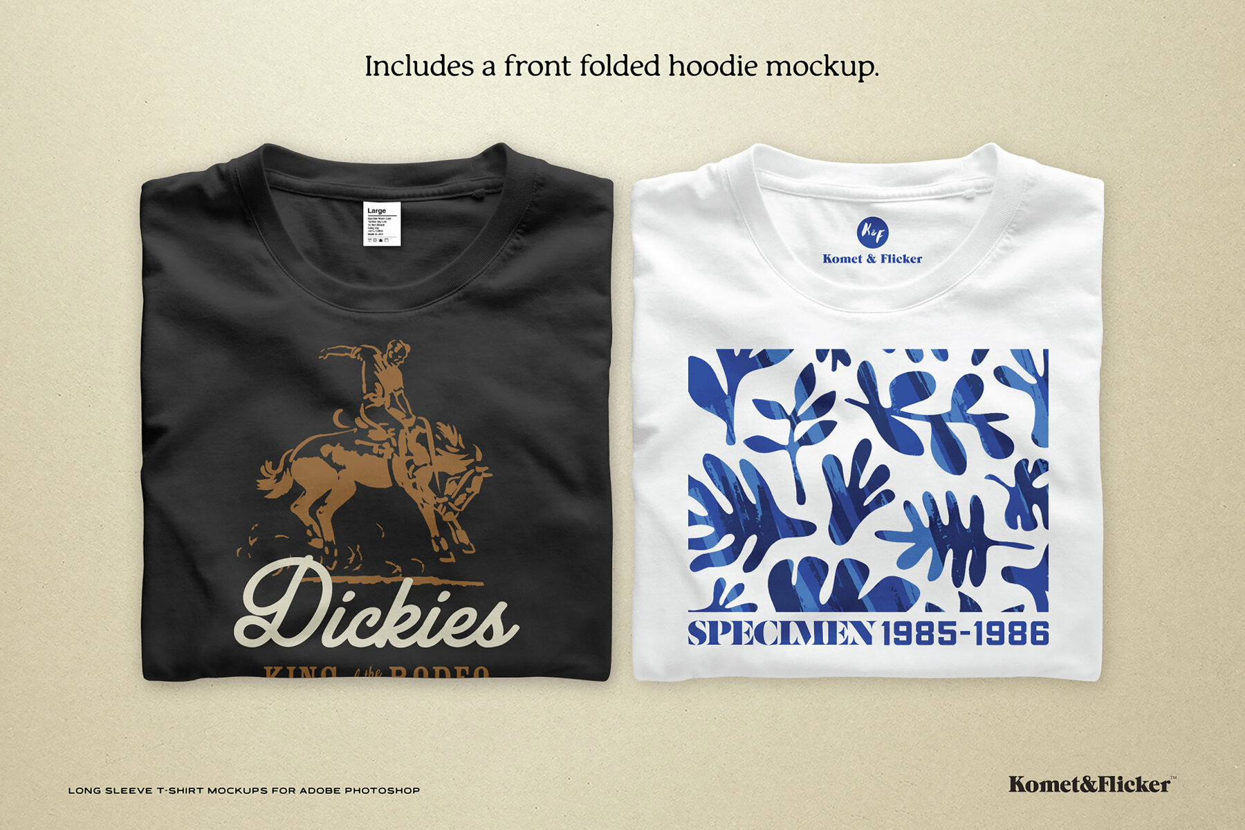 Long Sleeve T Shirt Mockups for Photoshop 9