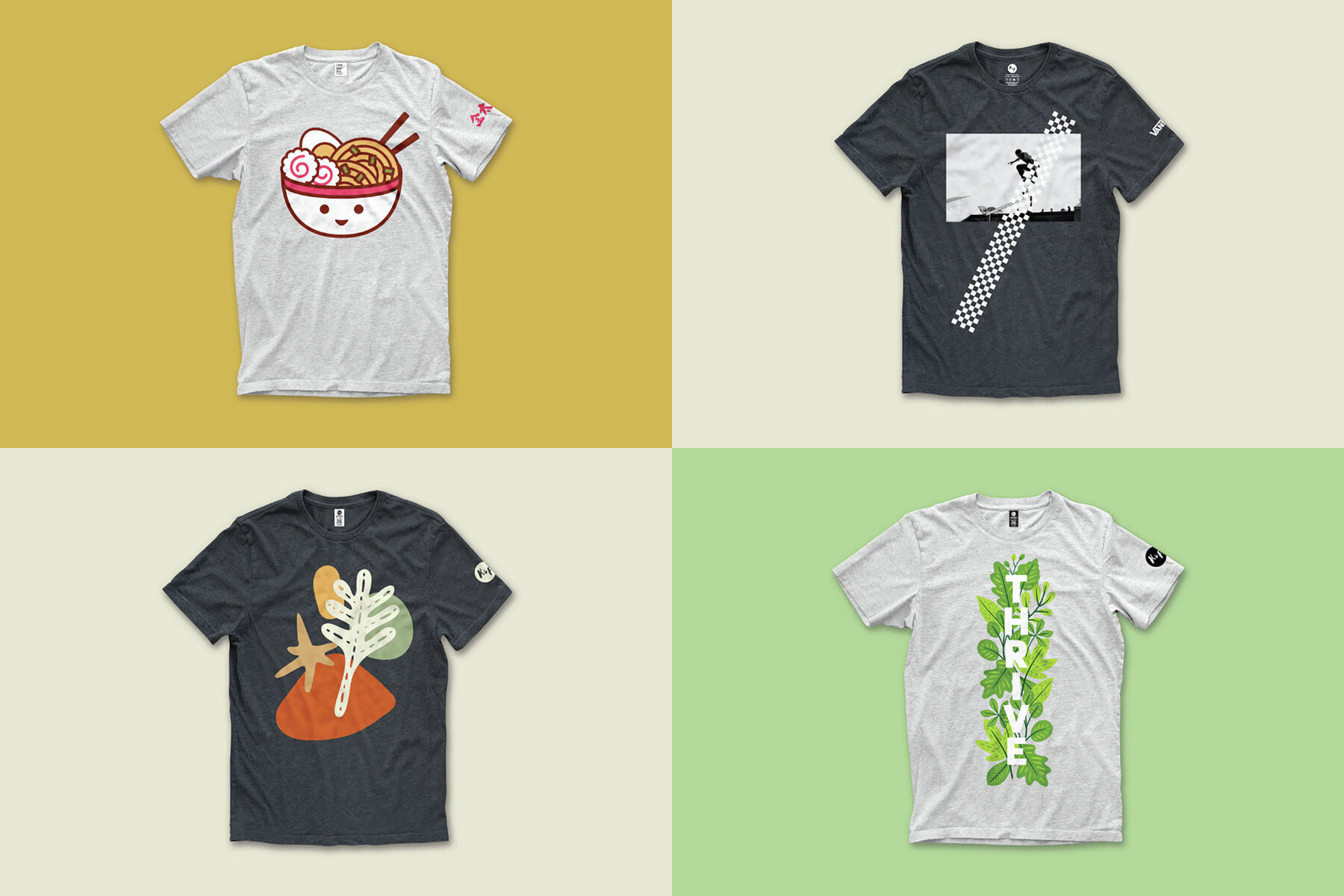 Gray T Shirt Mockups for Photoshop 6