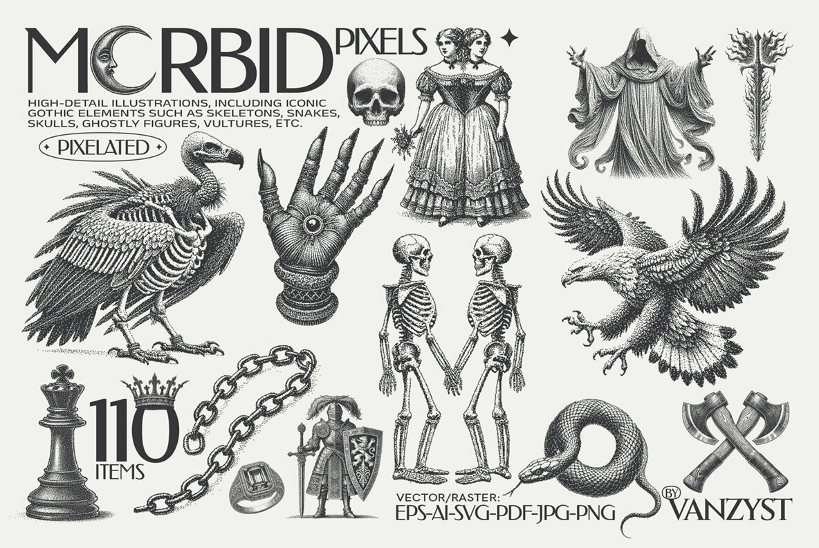 Morbid Pixels Graphic Pack 1