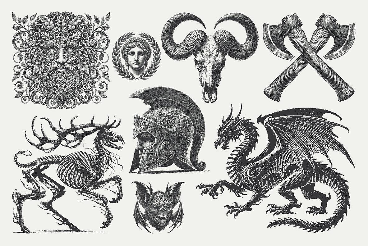 Morbid Pixels Graphic Pack 8