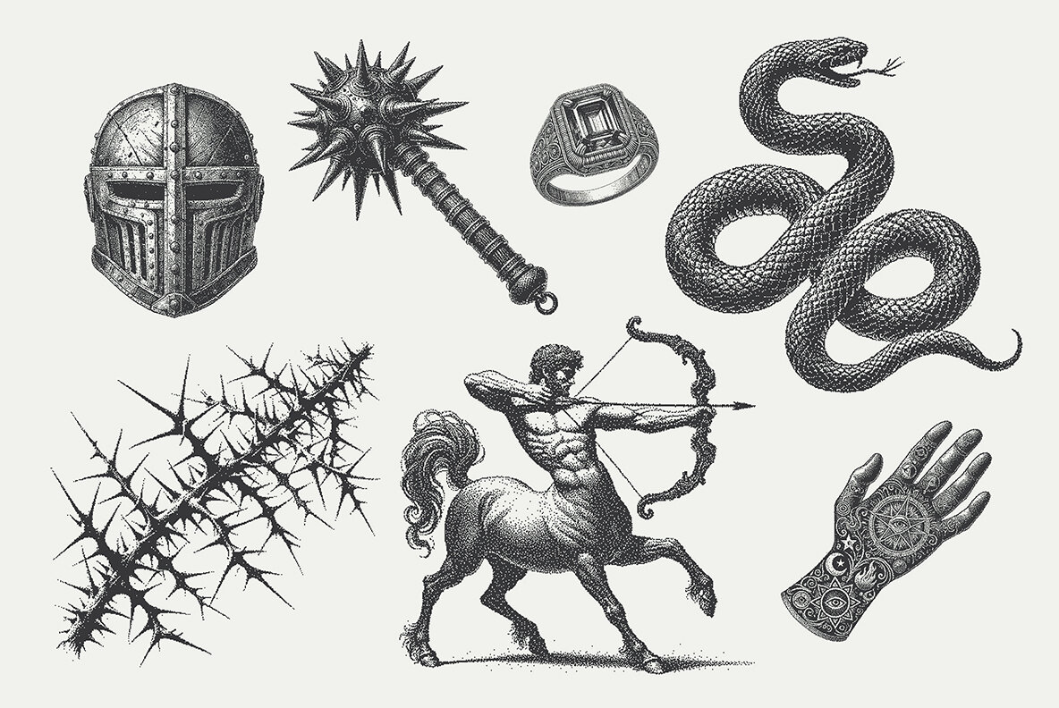 Morbid Pixels Graphic Pack 16