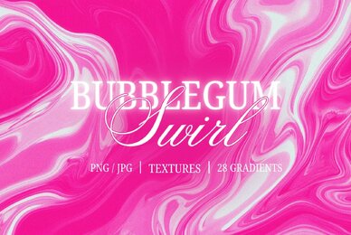 Bubblegum Swirl Gradient Textures