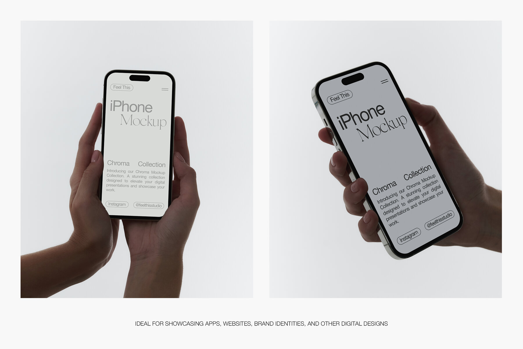 iPhone in Hands Mockups 7