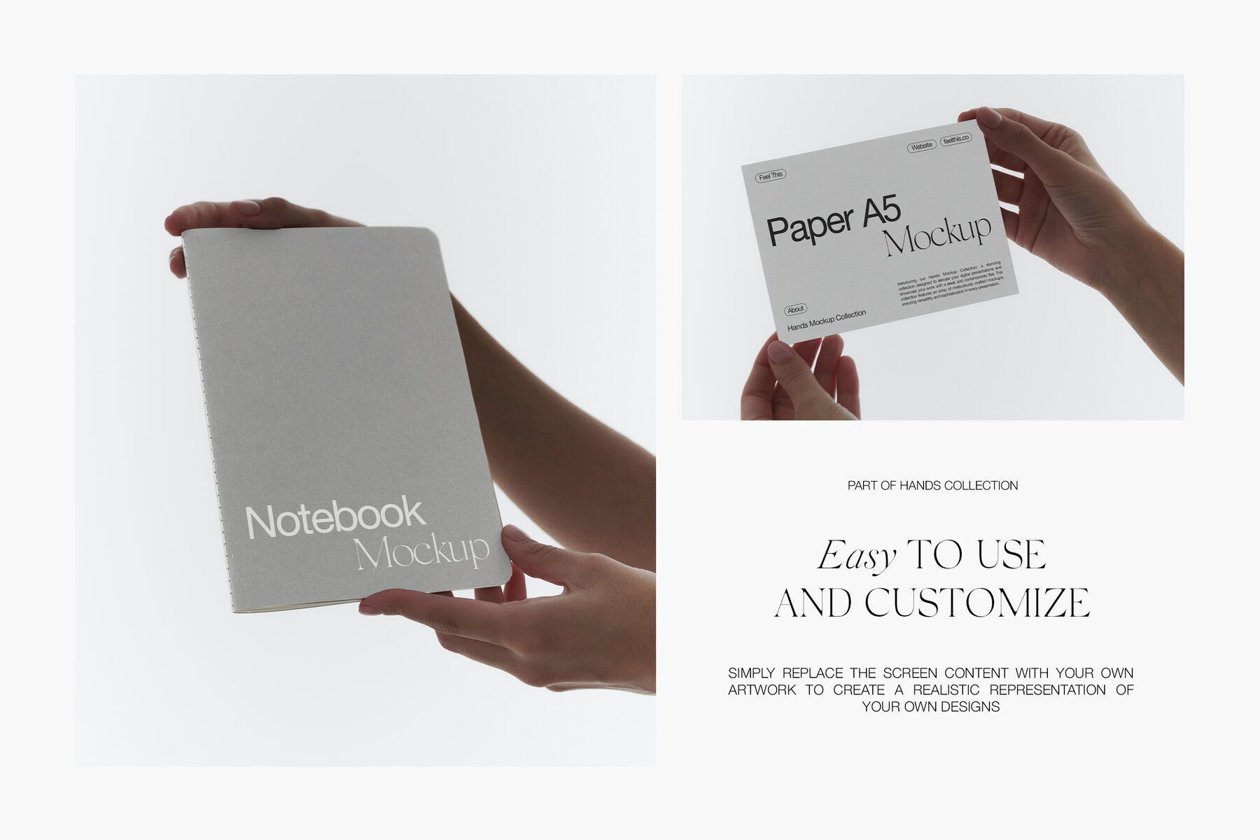 Poster A4 Flyer A5 Notebook and Magazine Mockups 5