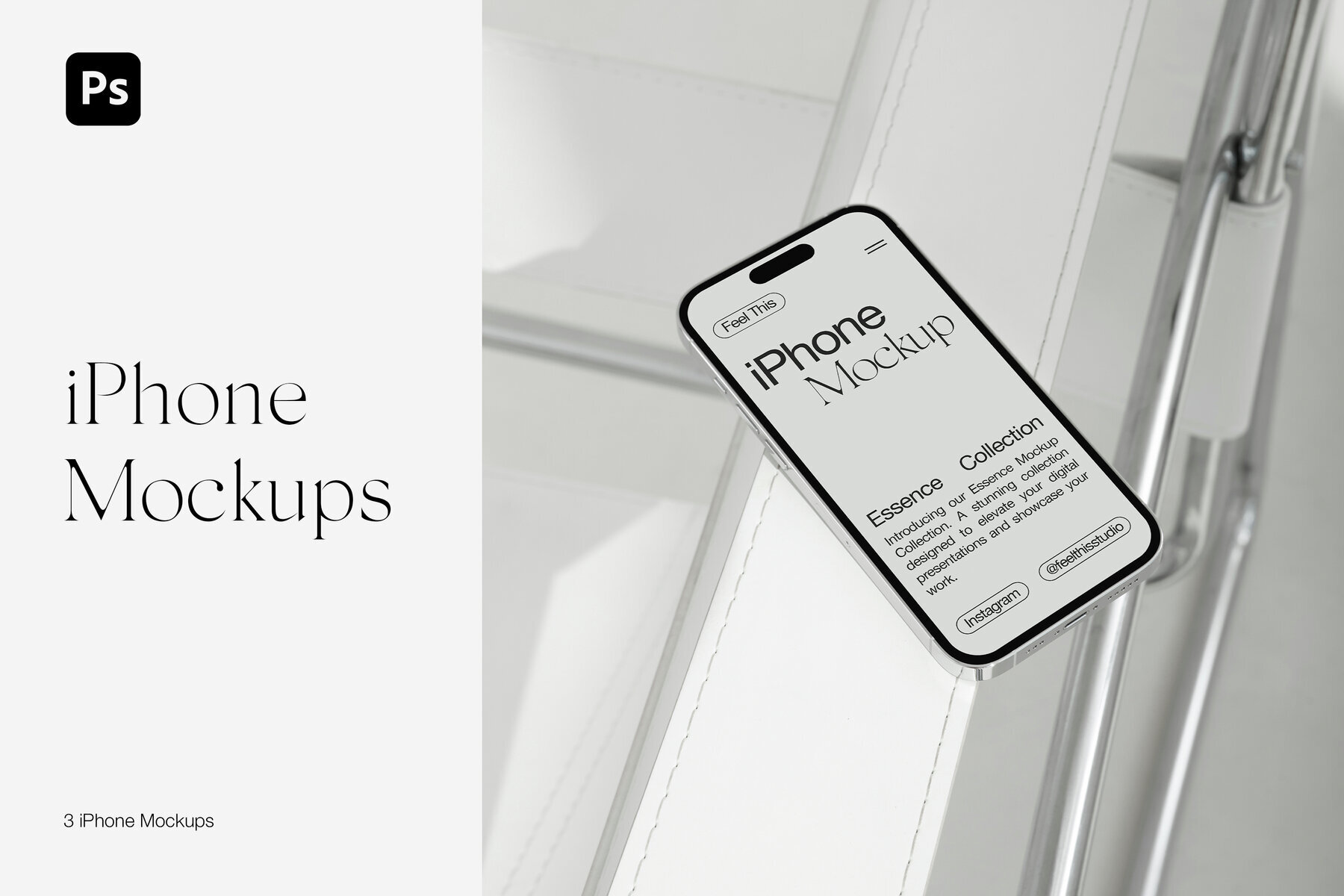 3 iPhone Mockups for Photoshop 1