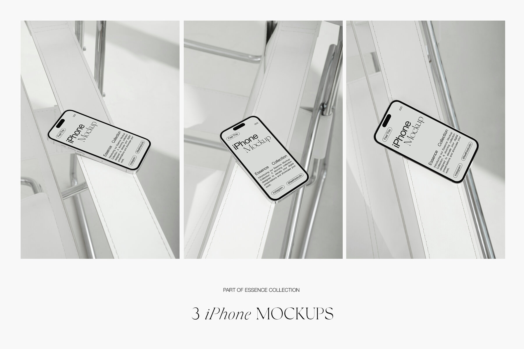 3 iPhone Mockups for Photoshop 5